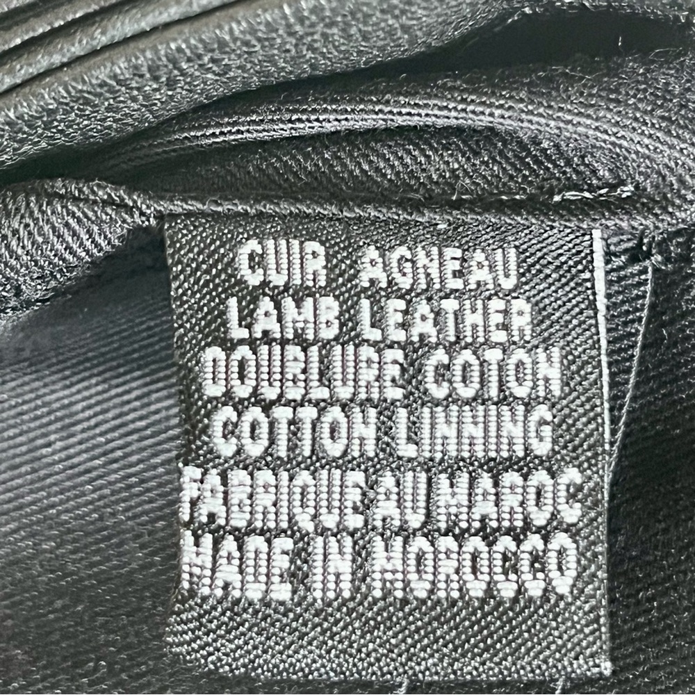 NATHALIE BLANC PARIS French Luxury Black Leather Crossbody Belt Bag New Parisian - Picture 13 of 16